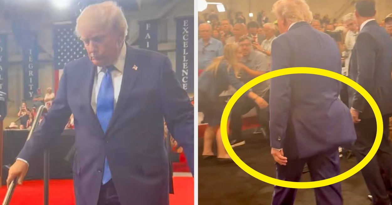 Folk mister det over denne videoen av Donald Trumps draktdekkede rumpe, og den starter en hel debatt på nettet