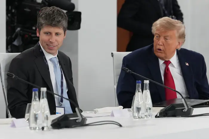 Sam og Donald Trump