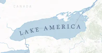 Pressemelding fra US Geological Survey omdøper Lake Ontario til Lake America i offisielle dokumenter. Kontakt oppgitt for spørsmål