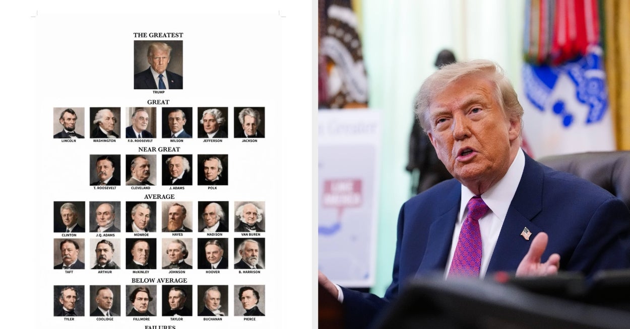 Donald Trump delte en liste over tidligere presidenter, og alle stiller det samme spørsmålet