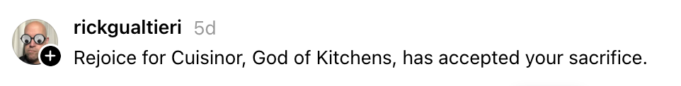 Kommentar på sosiale medier: