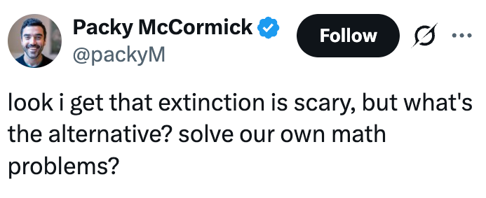 Profilbilde av Packy McCormick med tweet: 