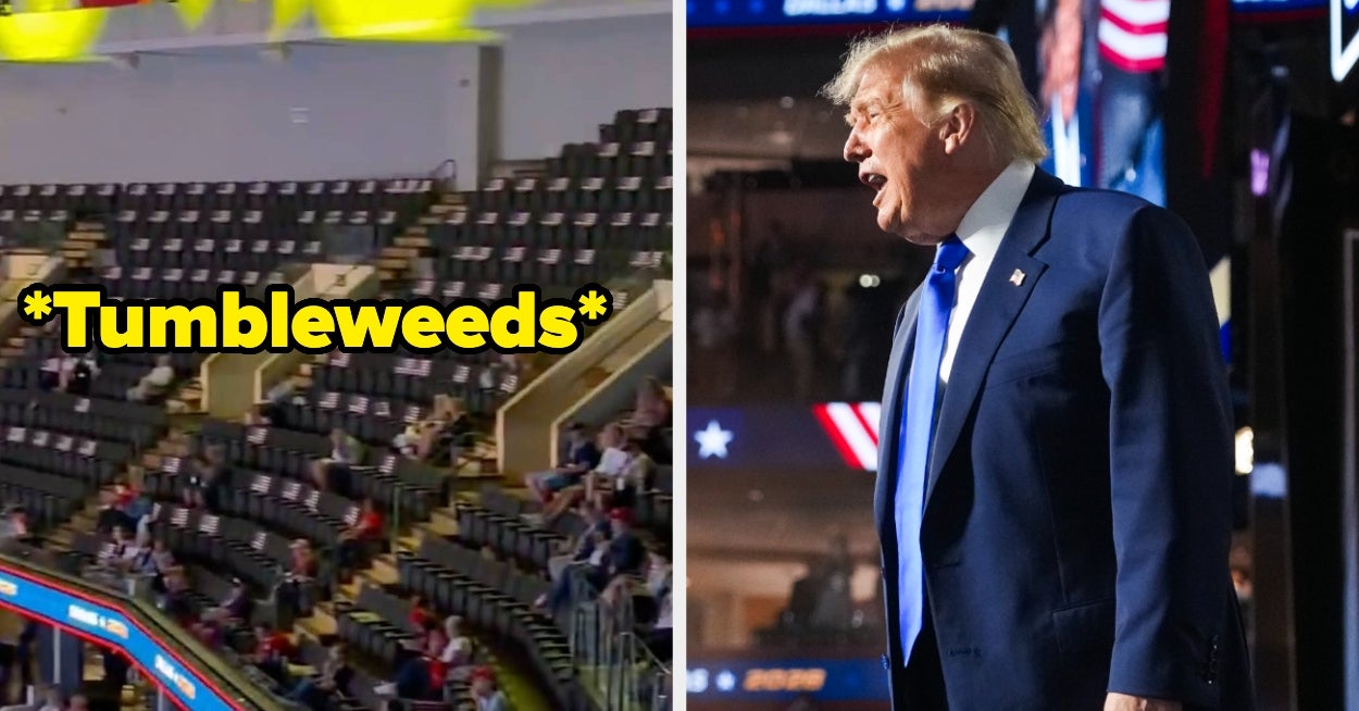 Folk peker på en veldig vanskelig detalj fra Trumps "store" midtveiskonvensjon