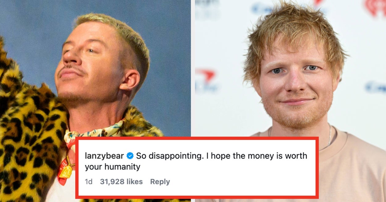 "All That Money And Fame And Still No Balls": Her er alle kjendisene som har stilt seg på Macklemores side eller kalt ut Ed Sheeran i løpet av de siste 48 timene