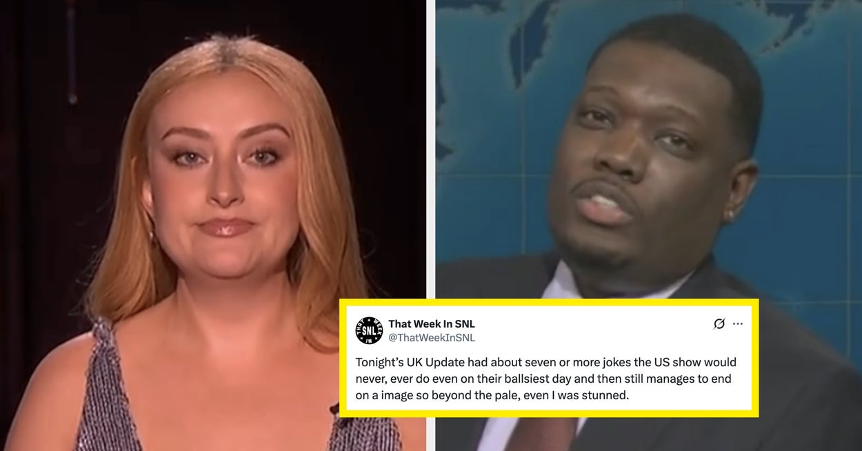 "Saturday Night Live UK" blir viralt for sine endeløse Ed Sheeran Jabs - inkludert Amelia Dimoldenbergs brutale sveip i åpningsmonologen hennes